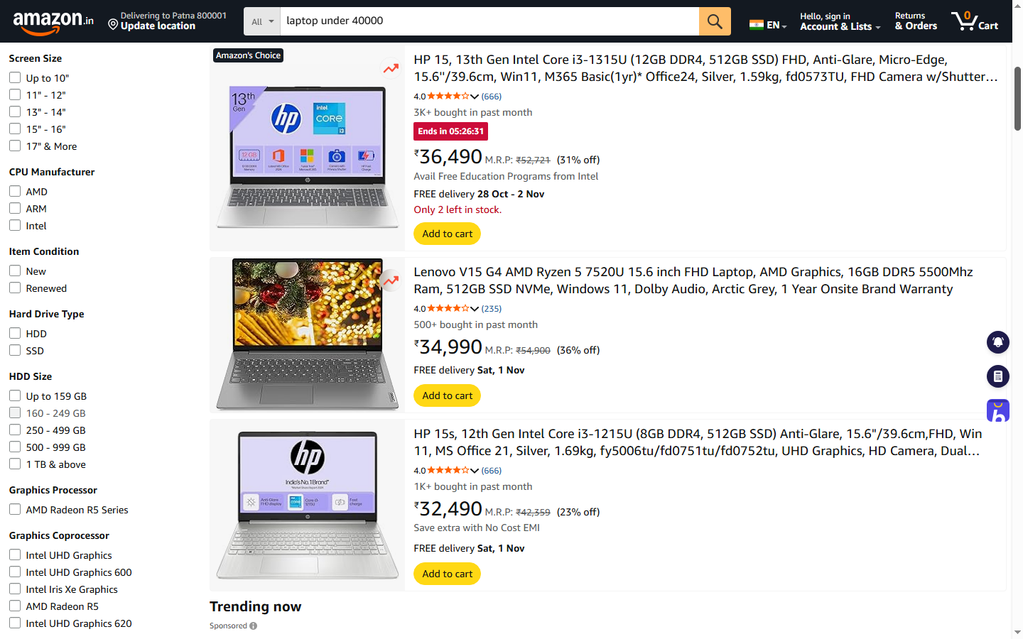 40000 रूपये के बजट में घर लाये बेस्ट लैपटॉप, Graphic Designing से लेकर Website Development सब तरह के कर सकेंगे काम