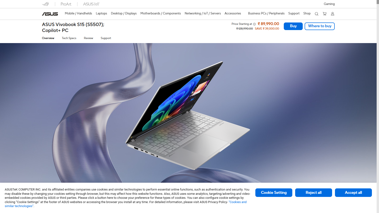 Asus कंपनी ने भारत में लॉन्च किया शानदार Vivobook S 15 OLED Copilot+ लैपटॉप, कीमत और फीचर्स जानकार हो जाएंगे हैरान