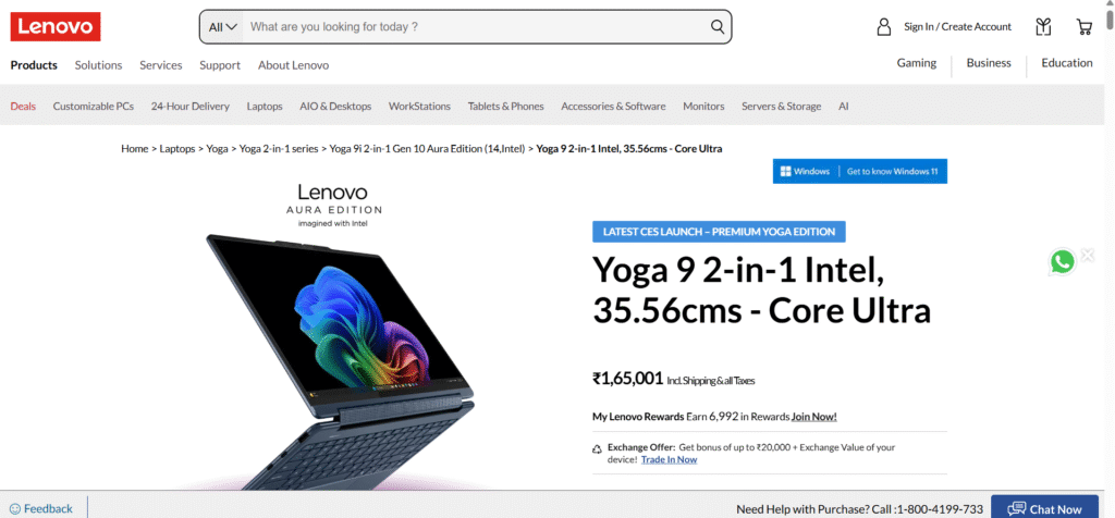 LENOVO yoga 9i 2-in-1: A stunning OLED Laptop For Personal Uses