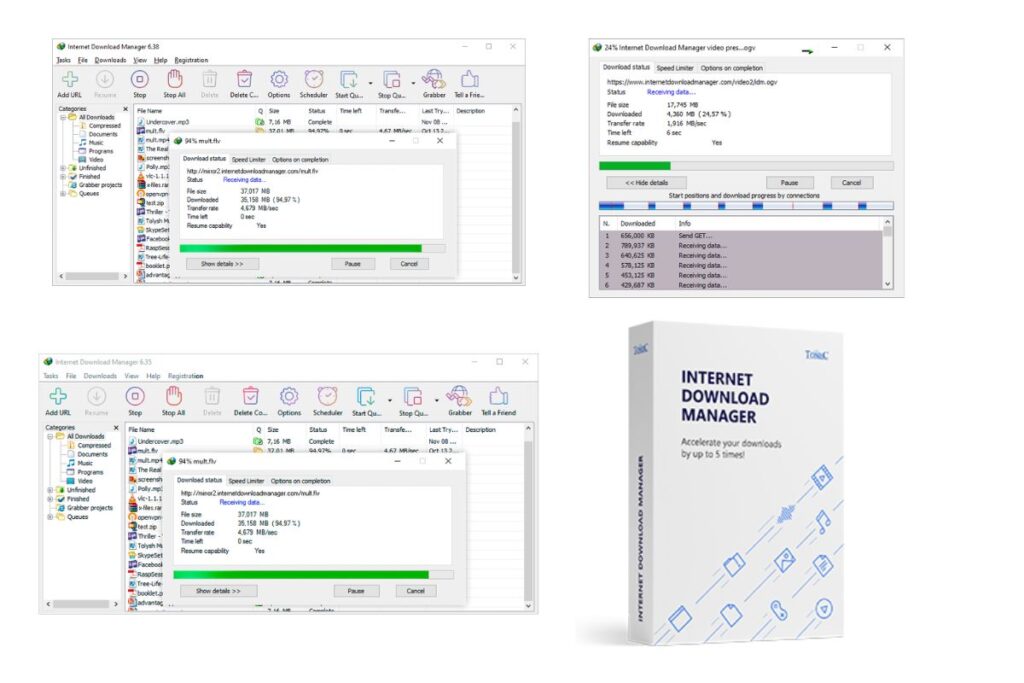 Internet Download Manager का इस्तेमाल करके अपने Computer में Downlaoding Speed को Fast करें?