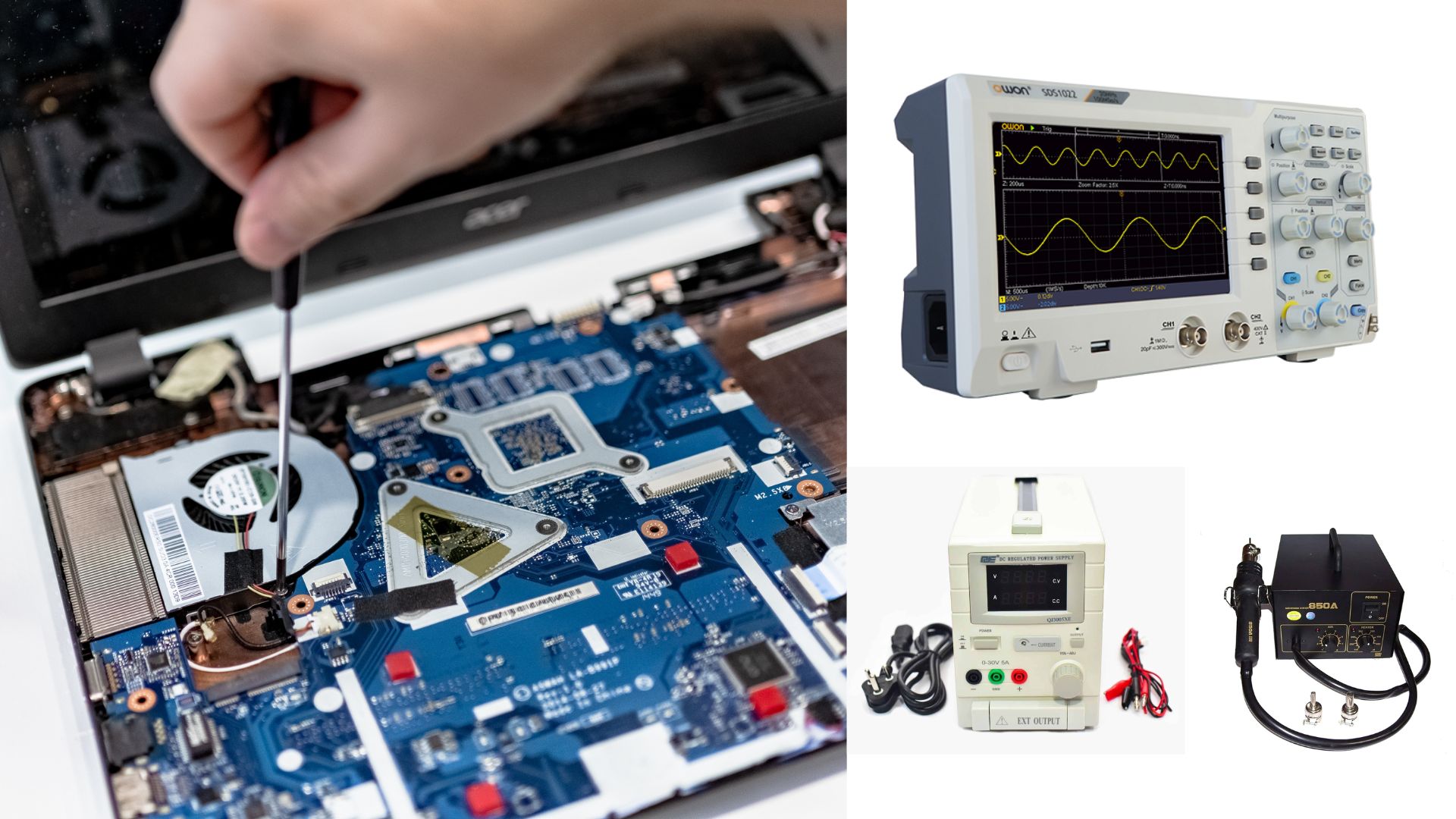 Step By Step Complete Troubleshooting of Laptop Motherboard