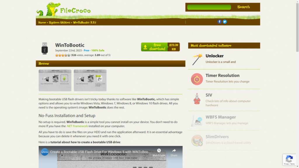 Pendrive को Win to bootic से Bootable बनाने के लिए आवशयक सामग्री । 