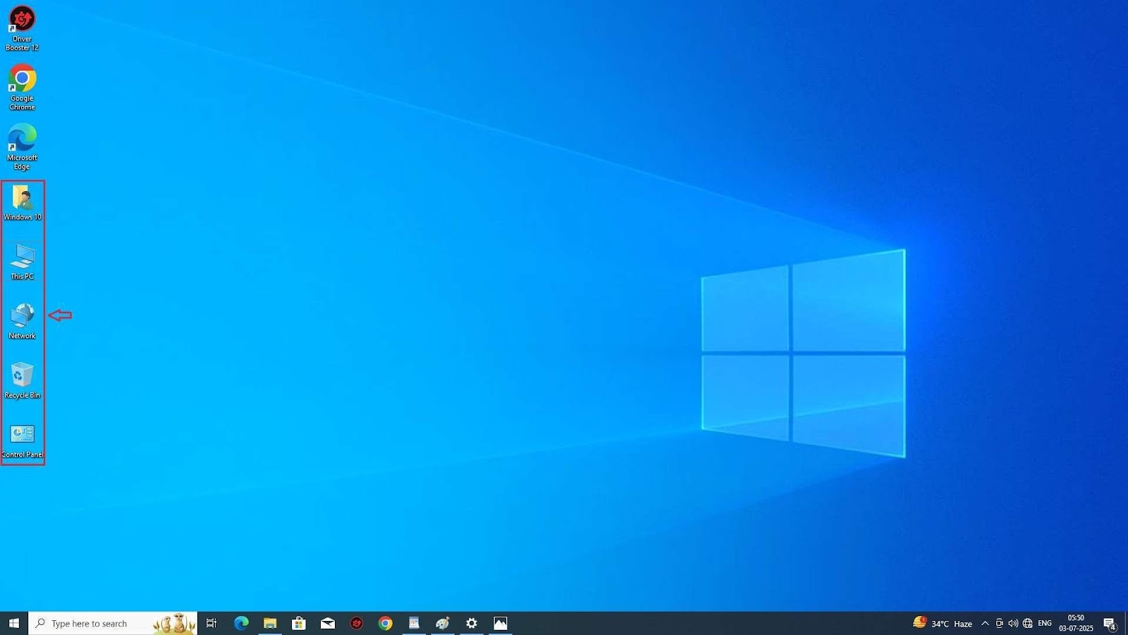 How to Enable The Desktops Icons in Windows 10?