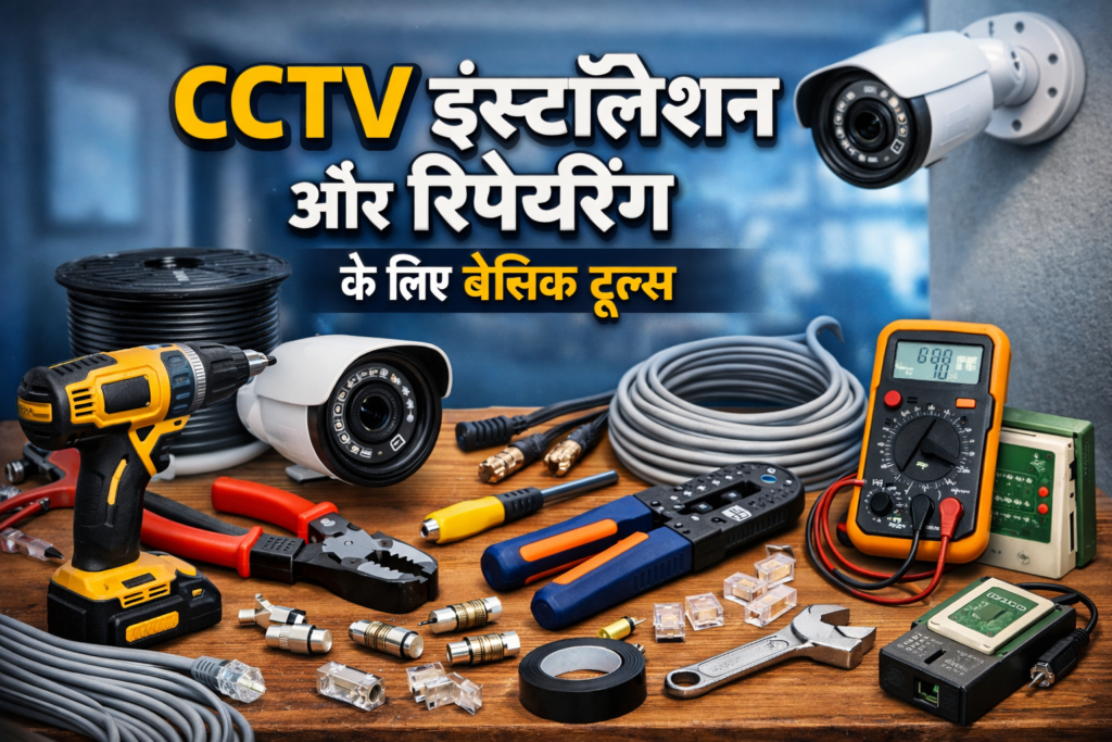 Basic Tools for CCTV Installation and Repair