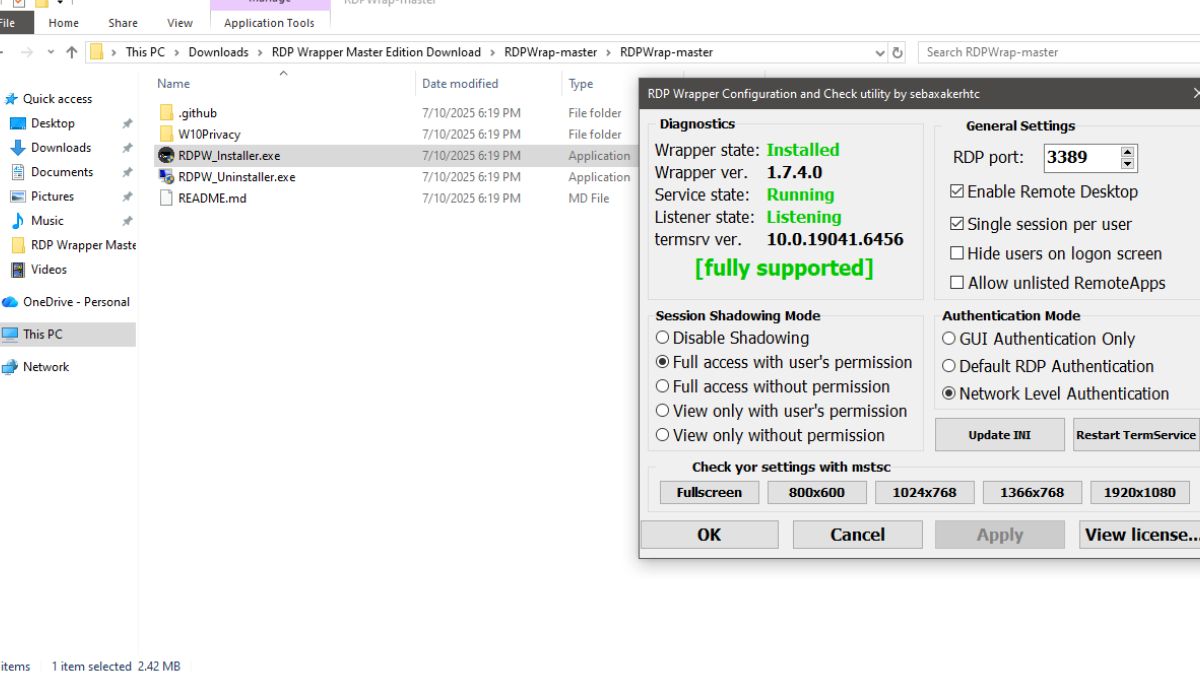 RDP Wrapper Download, RDP Wrapper Master Edition Download, THIN Client Software Download